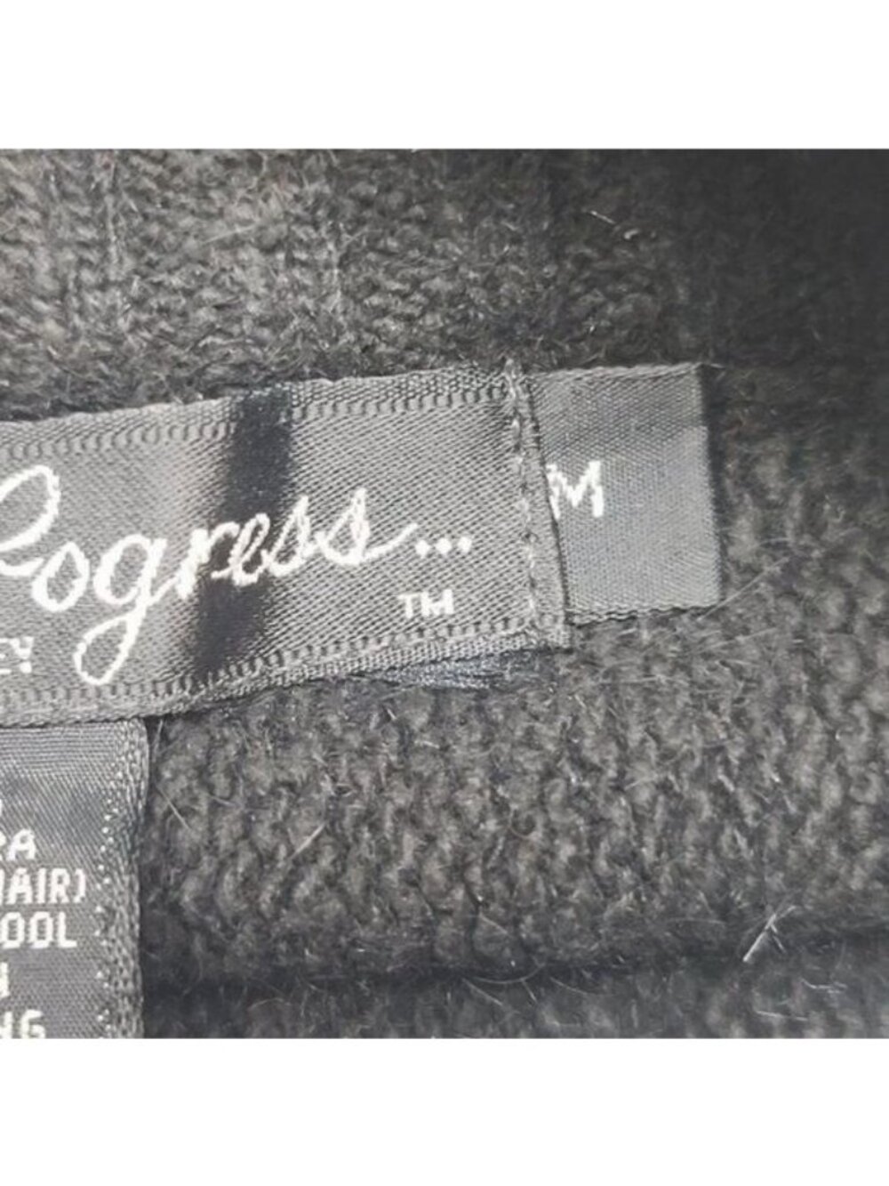 Work In Progress Vintage Mock Neck By Gladys Bagley Womens Sweater Medium - Picture 11 of 12